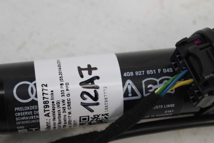 AUDI A7 ENSEMBLE SILOWNIKOW COUVERCLES DE COFFRE ACTIONNEURS 4G8827851F 4G8827852F SERVOMOTEUR 4