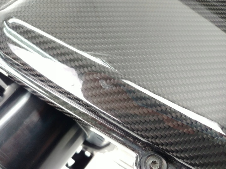 CHÂSSIS FILTRE AIR DROITE CARBONE AUDI R8 4S 4S0133846D NEUF ORIGINALE