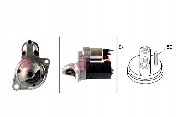 DÉMARREUR 12V 1.2KW CASCO CST10417AS