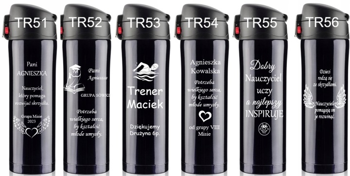 ELEGANCKI TERMOS GODET THERMIQUE CADEAU SUR MIKOLAJKI GWIAZDKE POUR CONDUCTEUR