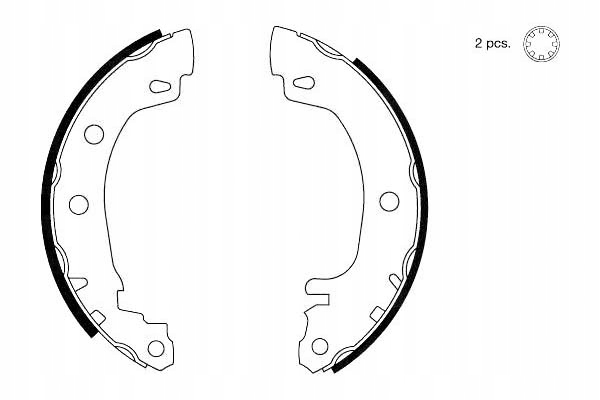 NK SABOTS DE FREIN À TAMBOUR DE FREIN RENAULT MEGAN photo 1 - milautoparts-fr.ukrlive.com