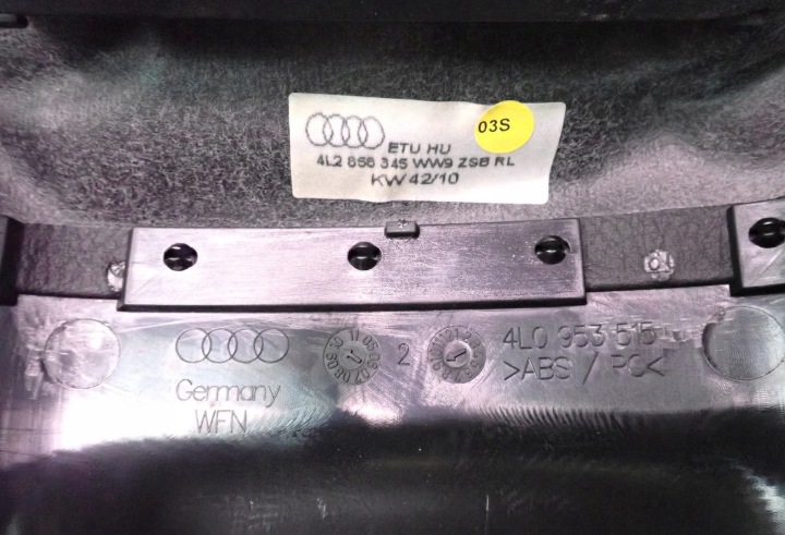 CHÂSSIS COLONNES DIRECTION AUDI Q7 4L2858345 WW9