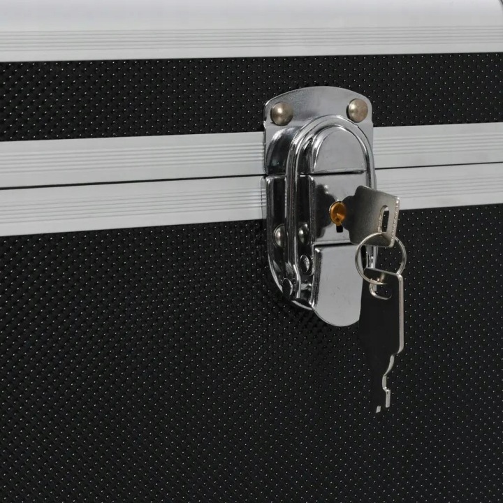 BOÎTES VERS STOCKAGE 3 PCS NOIR ALUMINIUM