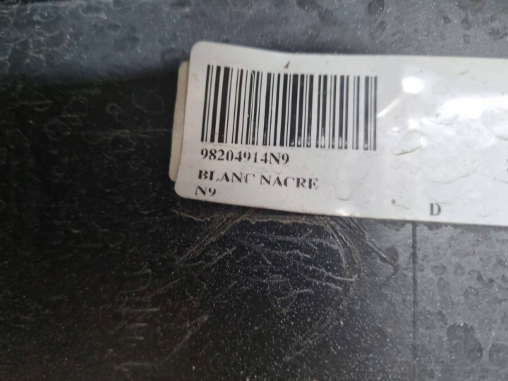 CITROEN DS7 DS 7 CROSSBACK 17- PARE-CHOCS ARRIÈRE ARRIÈRE 9820508777