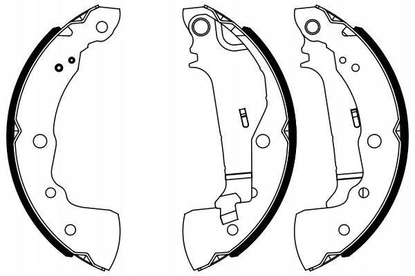 BOSCH ZAPATAS DE TAMBOR DE FRENADO 0 986 487 963 