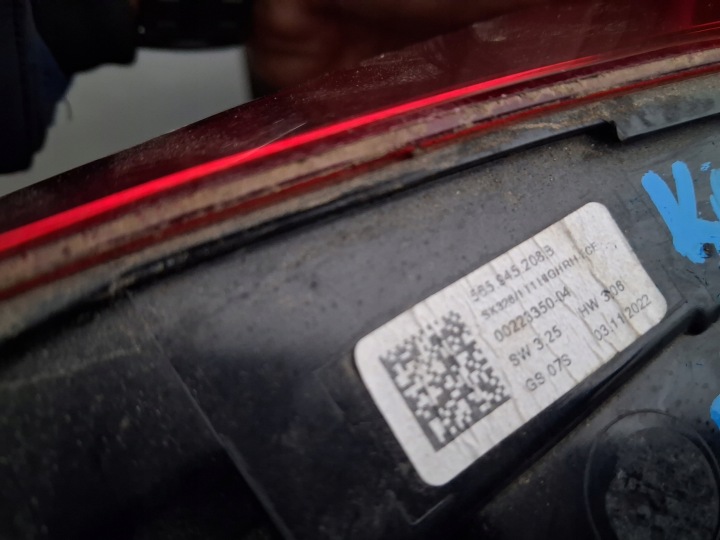 PHARE DROITE ARRIÈRE DROIT ARRIÈRE SKODA KODIAQ LIFT 565945208B