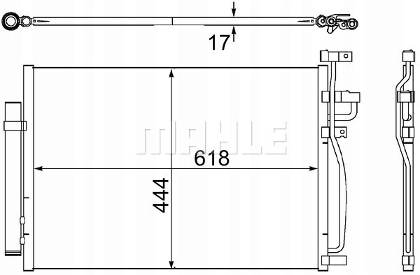 CONDENSADOR DE ACONDICIONADOR OPEL ANTARA 06- 