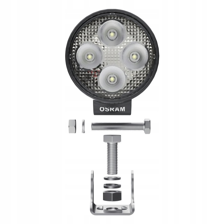 OSRAM FARO EN FUNCIONAMIENTO DIODO LUMINOSO LED ANTINIEBLA ROUND VX80-WD 