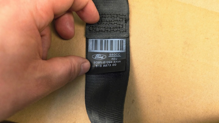 FORD MONDEO MK4 IV 2007 2014 R CEINTURE DE SÉCURITÉ PASSAGER DROIT 2009 ANNÉE