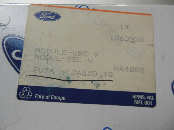 CONTRÔLEUR MOTEUR 5CPF FORD FIESTA MK6 1.4 OE 1363938