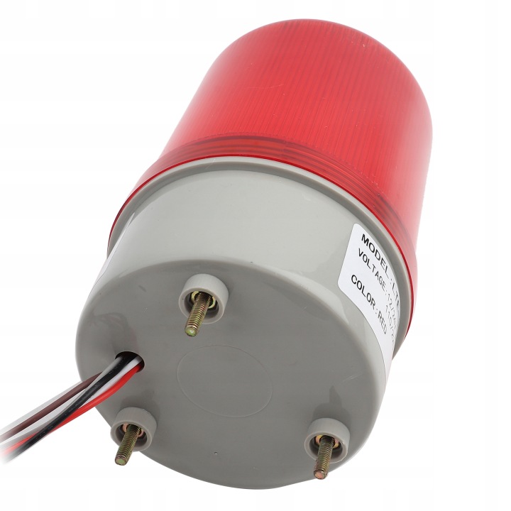 PHARE AVERTISSEMENT SIGNALISATION LED AC 220V 3W ROUGE