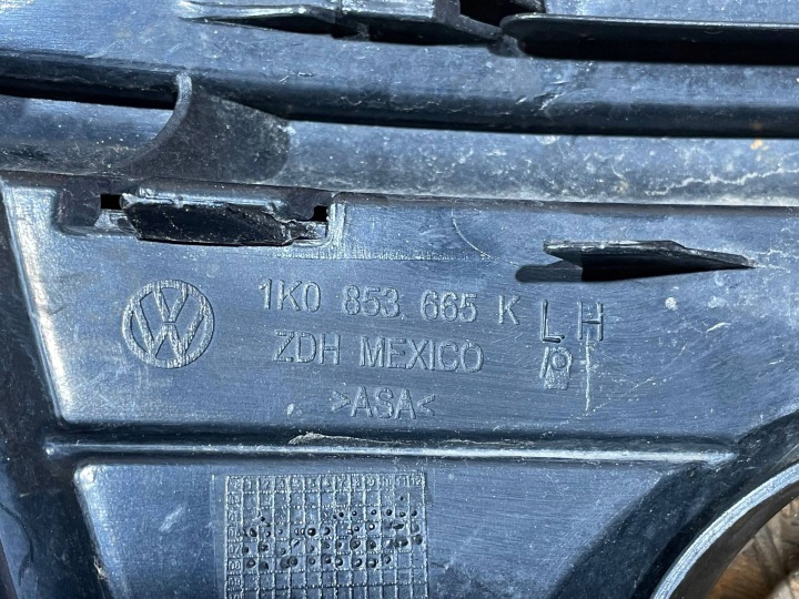 VW GOLF V 5 1K0 05-09 JETTA BERLINE UNIVERSEL CALANDRE GRILLE PARE-CHOCS GAUCHE AVANT