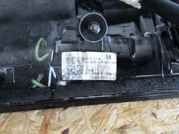 SPOILER SPOILER VISIÈRE COUVERCLES DE COFFRE KIA SPORTAGE IV 15- 87212-F1000