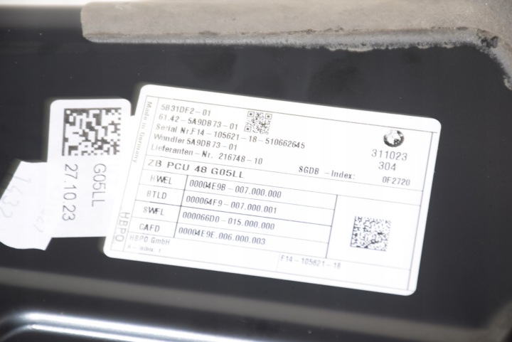 BMW X5 G05 G06 G07 CONVERTISSEUR BATTERIE 48V CONTRÔLEUR PCU REKUPERACJA
