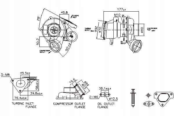 TURBOCOMPRESSEUR NISSENS NEUF 93480/NIS