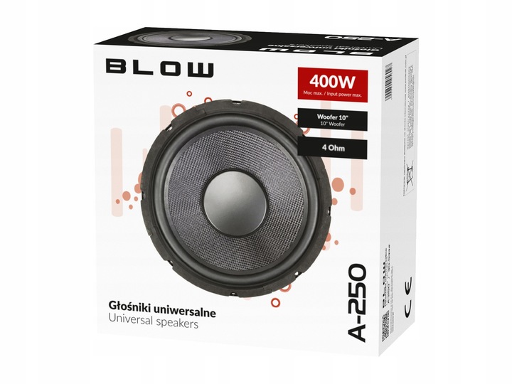 ALTAVOZ DE BAJO NISKOTONOWY TUBA BASS 400W 254MM 