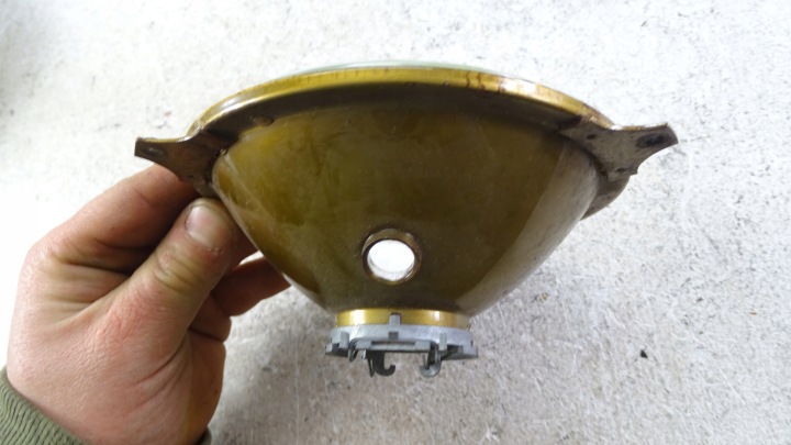 O923 PHARE PROJECTEUR DOUILLE D'AMPOULE 145MM CHOPPER HARLEY HONDA YAMAHA SUZUKI