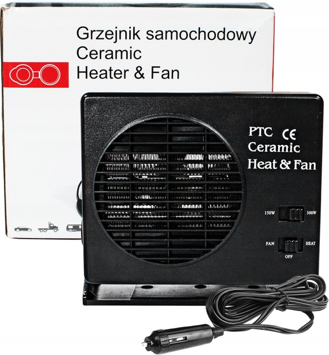 GRAND VENTILATEUR DE CHAUFFAGE RADIATEUR AUTOMOBILE BRUYÈRE CHAUFFAGE 300W 12V