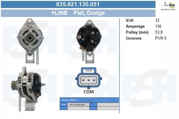 BV PSH 835.921.130.051 ALTERNADOR 