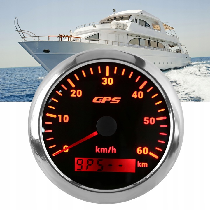 85MM SPEEDOMETER GPS INDICATOR 0-60KM/H 