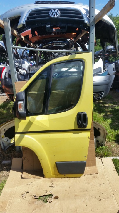 PORTES PRAWE/LEWE ZOLTE LIGHT FIAT DUCATO