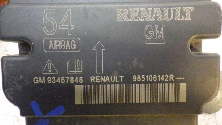 CAPTEUR AIR BAG AIRBAG TRAFIC III VIVARO B TALENTO 985106142R 93457848
