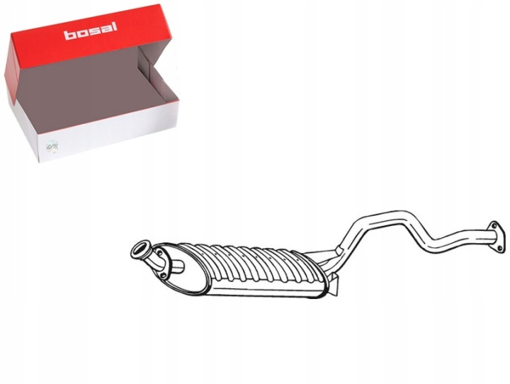 BOSAL 278-557 SILENCIEUX CENTRAL