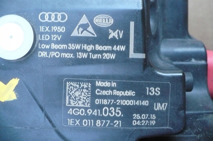 AUDI A6 C7 LIFT 14-18R MATRIX 4G0941035 COMPLET LED PHARE AVANT GAUCHE