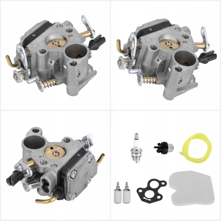 KIT CARBURATEUR VERS PILY LANCUCHOWEJ HUSQVARNA COMPATIBLE AVEC MODELAMI 235E 235 236 240