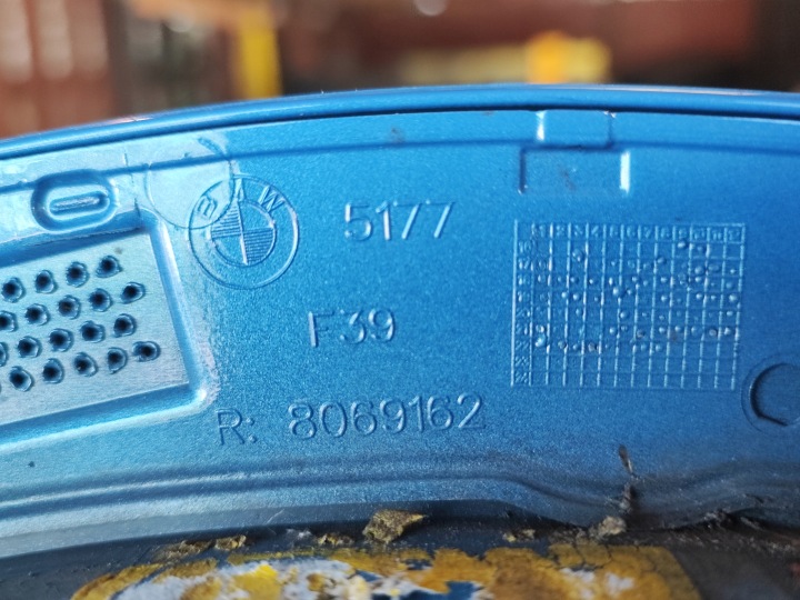 MOULURE REVÊTEMENT GARDE-BOUE DROIT AVANT AVANT BMW X1 F48 KIT 8059872