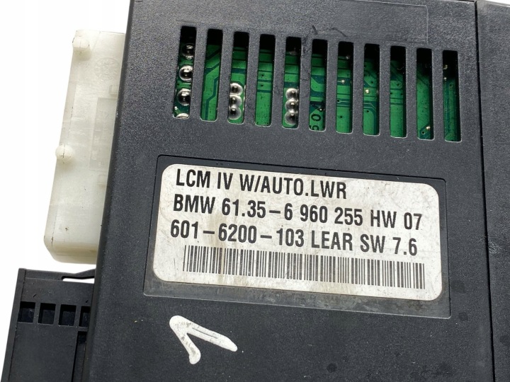 BMW X5 E53 2004 MODULE DE COMMANDE D'ÉCLAIRAGE (LCM) 61356960255