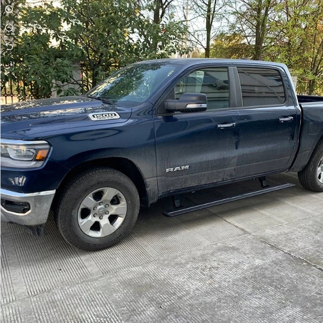 DODGE RAM 1500 V 2019- UMBRAL UMBRALES ELÉCTRICO ESCALONES WYSUWANE JUEGO 