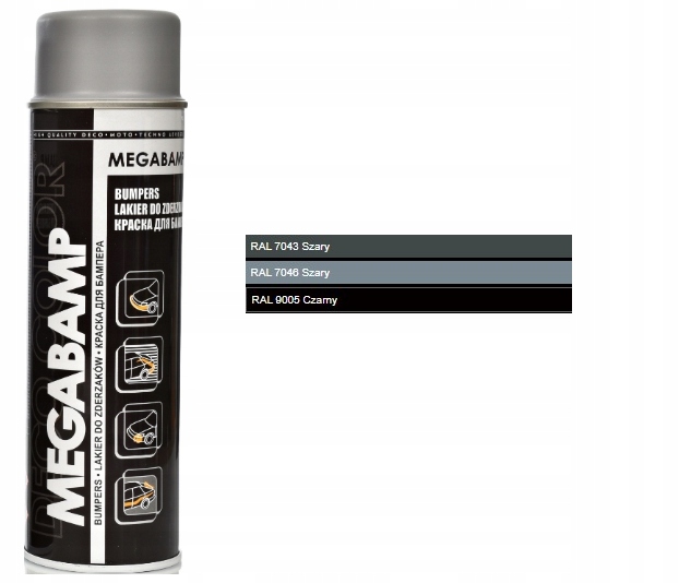 COLOR AKRYLOWY DECO MEGABAMP GRIS RAL7046 500ML. 