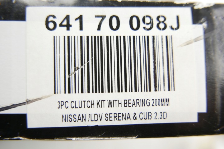 EMBRAYAGE NISSAN SERENA C23 LDV CUB 2.3D 200MM