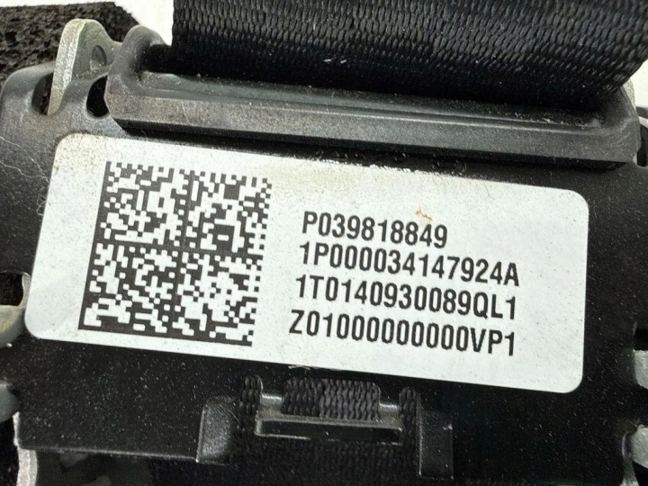CEINTURE DE SÉCURITÉ ARRIÈRE GAUCHE VOLVO S80 II (AS) 39818849 2.5L GASOLINE