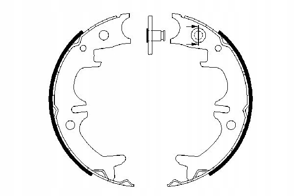 BO 0986487680 ZAPATAS DE TAMBOR DE FRENADO TOYOTA AVENSIS 97-03 L 