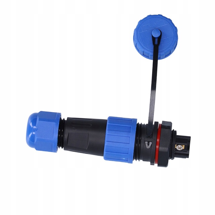 ÉTANCHE KIT CONNECTEURS LOTNICZEGO IP68 LP16, 3-PINOWE, ÉCROU ARRIÈRE CONNECTEUR I PRISE MESKIE/ZENSKIE