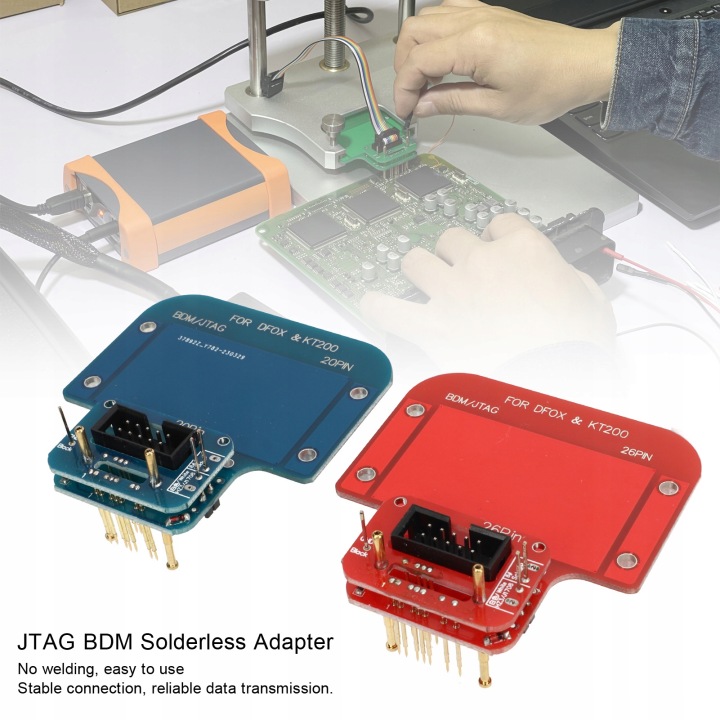 JTAG BDM ADAPTATEUR BEZLUTOWY 26PIN 20PIN ADAPTATEUR KT200 NARZEDZIE ER