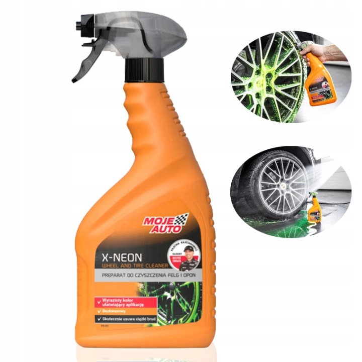 MON AUTO FLUIDE VERS NETTOYAGE JANTES X-NEON 750ML 19-678 BROSSE 97-001