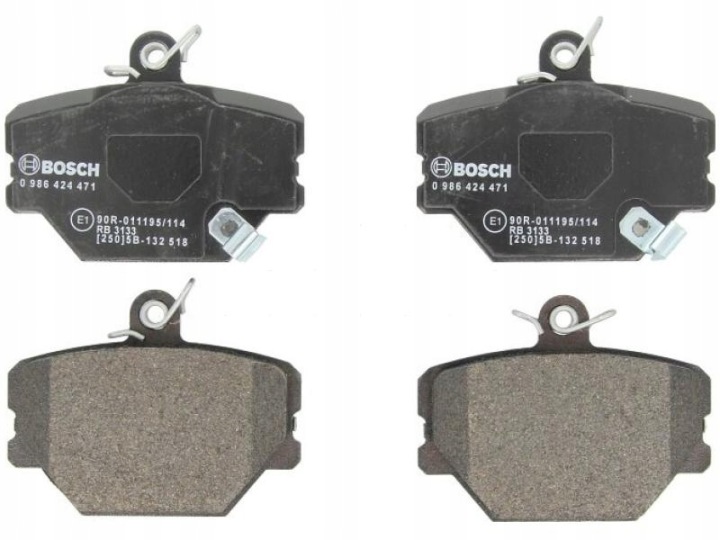 PLAQUETTES FREIN SMART 98-04 0 986 424 471 BOS