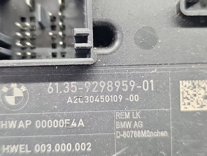 MODULE CONFORT BMW 3 (F30) [FABR 2012-2017] 9298959-01 2.0 N47D20 105KW 1