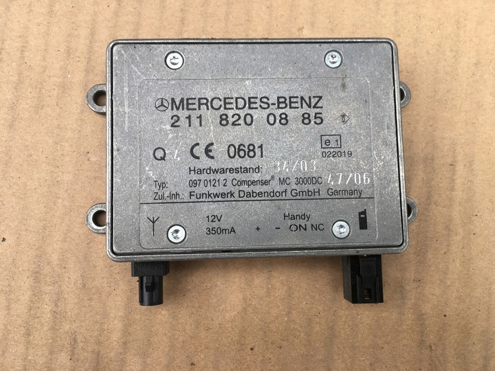 REFORZADOR DE ANTENA MERCEDES W216 W221 EUROPA 