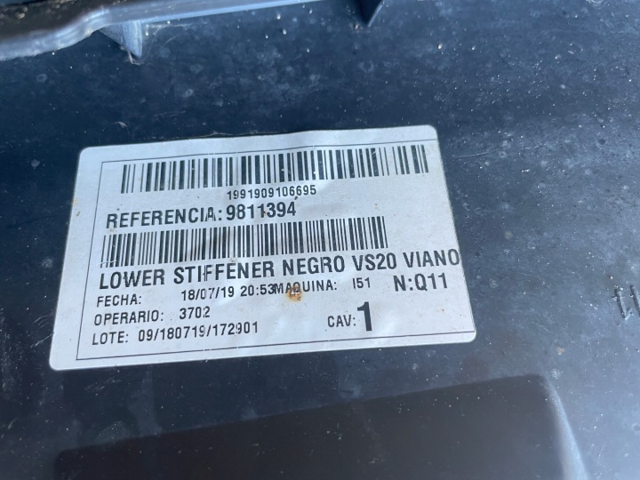 MERCEDES VITO W447 PROTECTION PARE-CHOCS AVANT POUCES OK