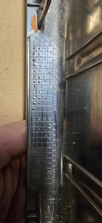 MERCEDES X164 MOULURE CHROME PROTECTION PARE-CHOCS ARRIÈRE ARRIÈRE