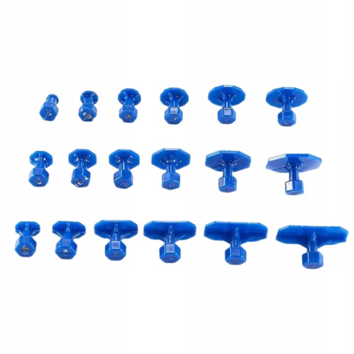 18PCS BLUE DENT PULLER GLUE TABS DENT PULLER TABS FOR REFRIGERATOR SUV