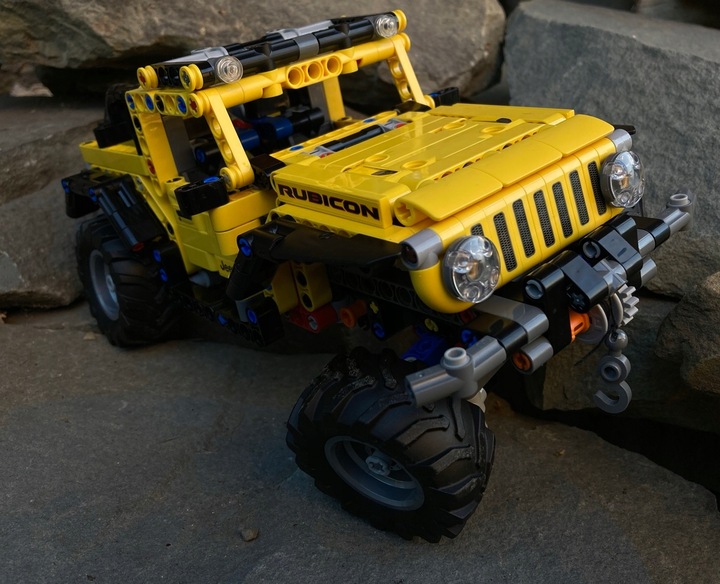 LEGO TECHNIC JEEP WRANGLER TRINKELĖS DLA VAIKAI AUTOMOBILIS TERENOWY nuotrauka 10