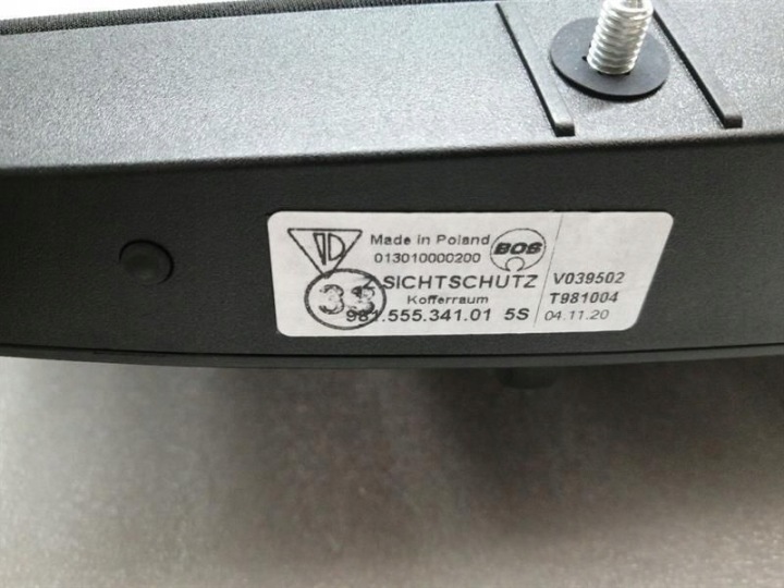 ÉTAGÈRE SUR PACZKI PORSCHE 98155534101