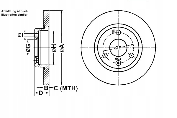 ATE 24.0108-0107.1 DISQUE DE FREIN photo 10 - milautoparts-fr.ukrlive.com