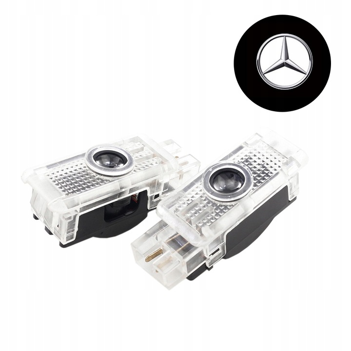 2 PIEZAS MERCEDES-BENZ W203 W208 W209 LOGOTIPO PROYECTOR 