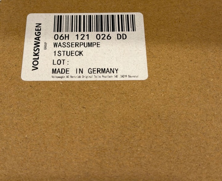 POMPE À EAU REFROIDISSEMENT MOTEUR VW AUDI SKODA SEAT